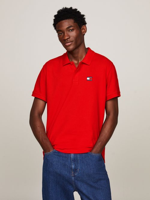 polo-rojo-de-corte-regular-con-parche-de-tommy