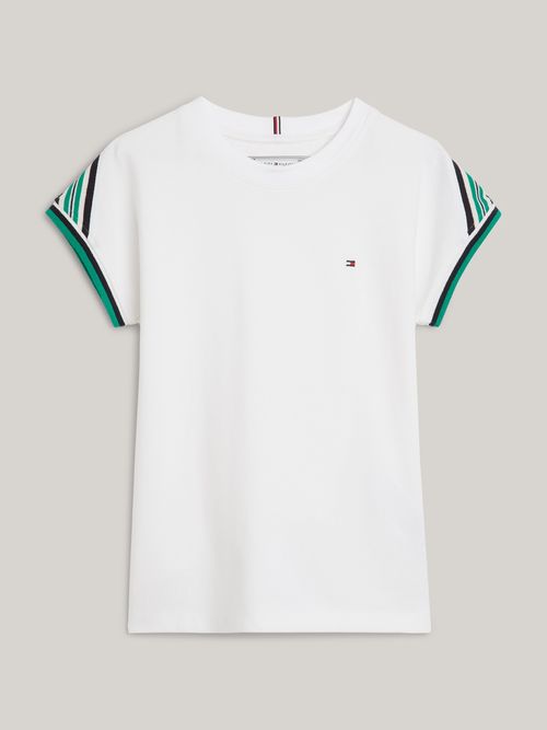 camiseta-blanca-amplia-con-ribetes-de-punto-canal
