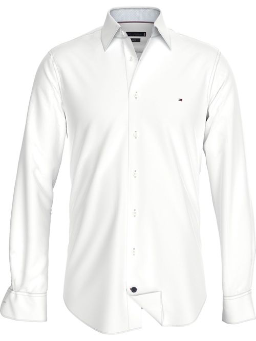 camisa-blanca-stretch-solida-corte-regular