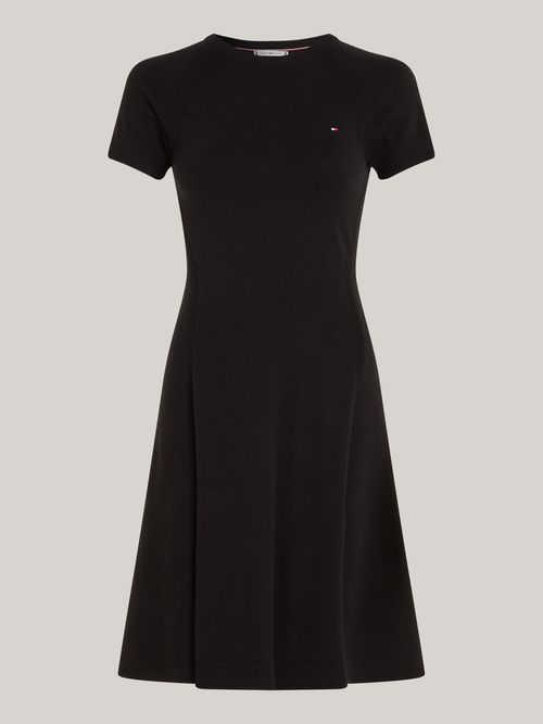 vestido-negro-punto-midi-corte-slim