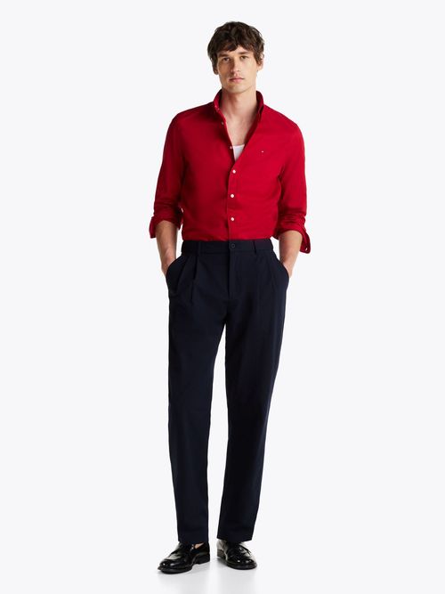 camisa-roja-th-flex-regular-popelin