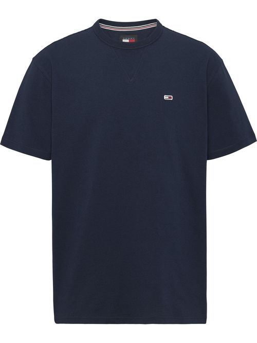 camiseta-azul-de-corte-slim-con-logo