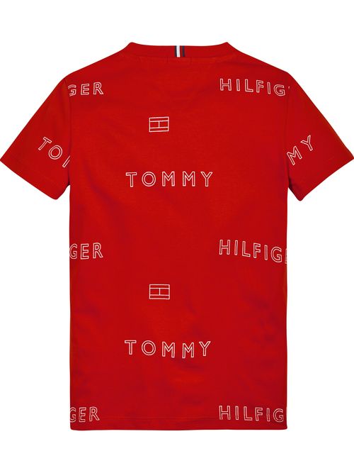 Camiseta-de-algodon-organico-con-logos---Tommy-Hilfiger