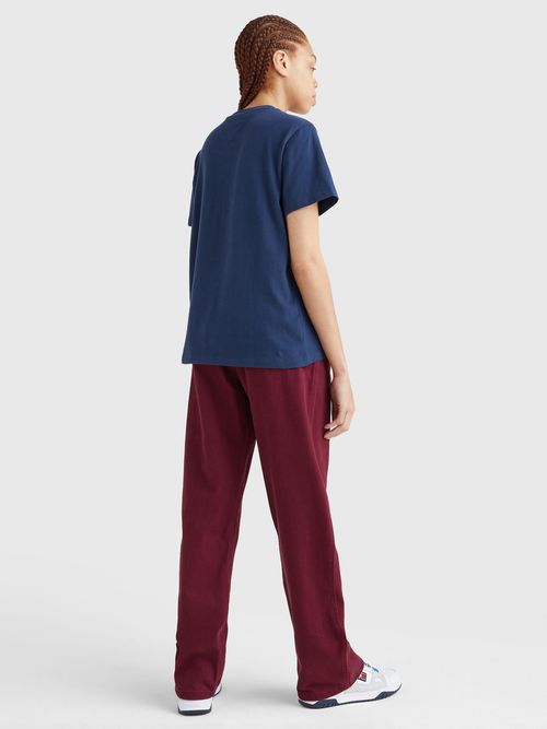 Camiseta-College-de-corte-amplio-con-logo