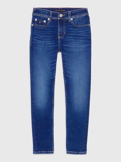 Jeans Classics Rectos De Talle Alto Mujer Azul Tommy Hilfiger -  tommycolombia