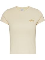 camiseta-beige-signature-con-logo