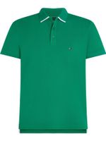 polo-verde-ribeteado-con-monotipo-hilfiger