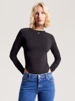 body-negro-essential-de-manga-larga-y-corte-slim