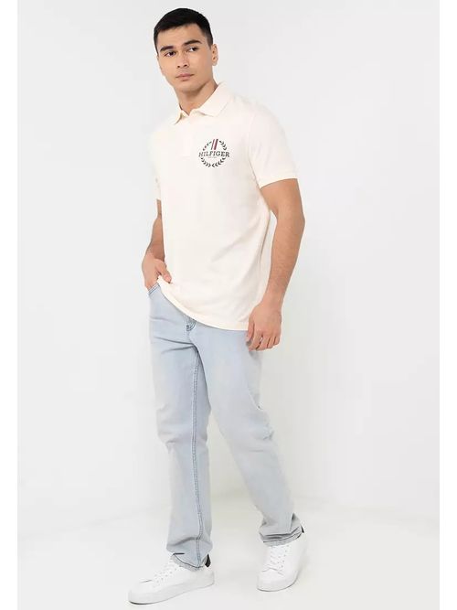 polo-beige-con-logo-monograma-para-hombre