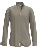 camisa-beige-solid-con-logo