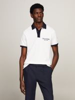 polo-blanco-regular-con-logo-del-monotipo-hilfiger