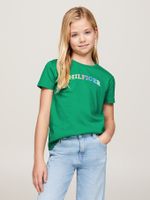 camiseta-verde-con-logo-del-monotipo-hilfiger