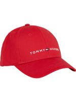 gorra-roja-essential-moteada