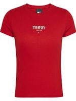 camiseta-roja-slim-essential-con-logo