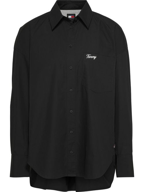 sobrecamisa-negra-oversize-con-logo-en-script