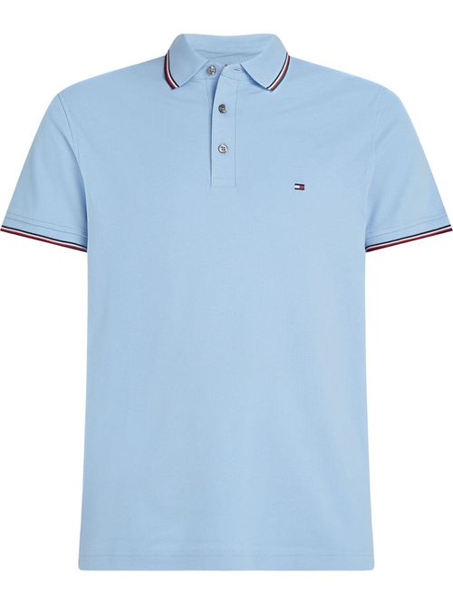 polo-azul-ribeteado-coleccion-1985-de-corte-slim