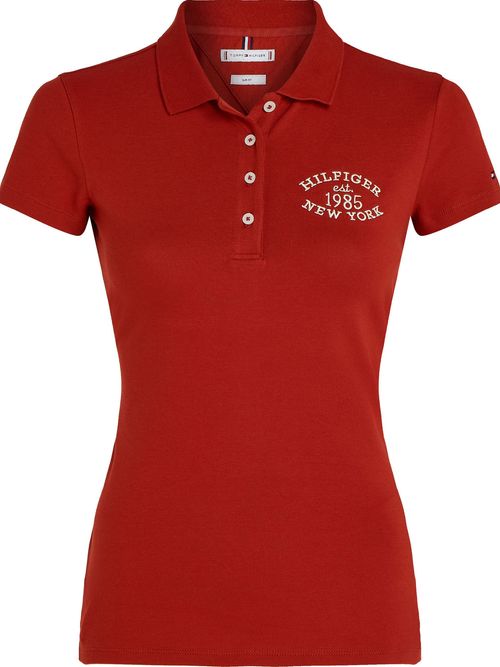 polo-rojo-varsity-de-corte-slim