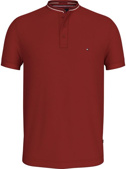 polo-rojo-de-corte-slim