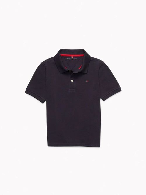 tommy-hilfiger-niños--polo-adaptativo-con-botones-magneticos-de-manga-corta