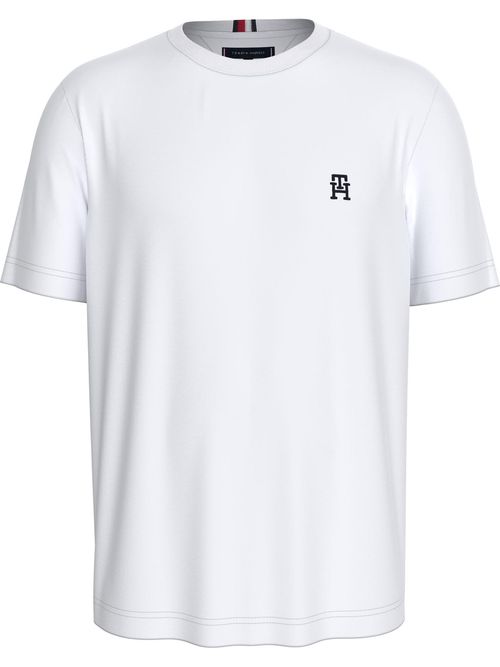 camiseta-blanca-de-cuello-redondo-con-monograma-th