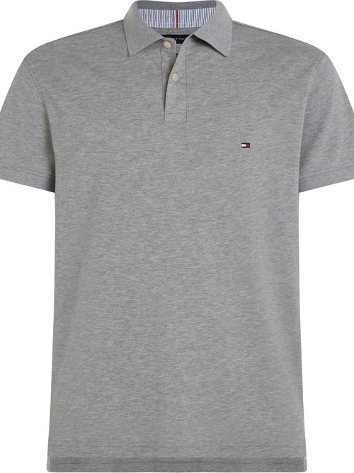 Polo gris tommy hilfiger sale