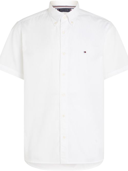 camisa-blanca-de-manga-corta-de-popelina-th-flex