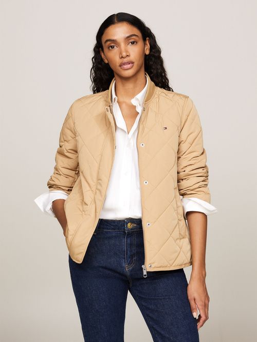 chaqueta-beige-bomber-con-diseno-acolchado-rombos