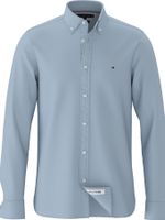 camisa-azul-slim-en-dobby-th-flex