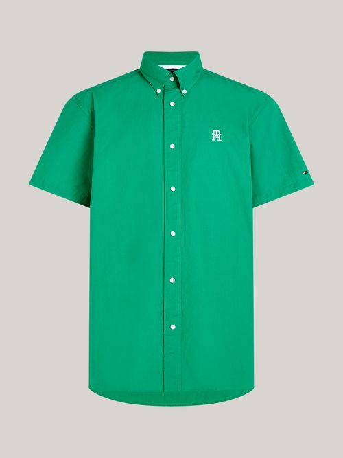 camisa-verde-regular-de-manga-corta-th-monogram