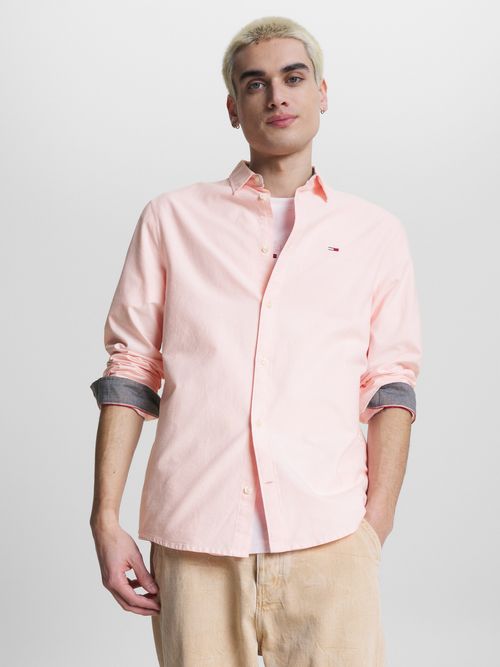 camisa-rosa-oxford-essential-de-corte-clasico