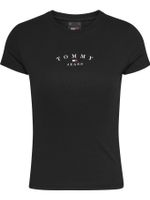 camiseta-negra-essential-de-corte-slim-con-logo